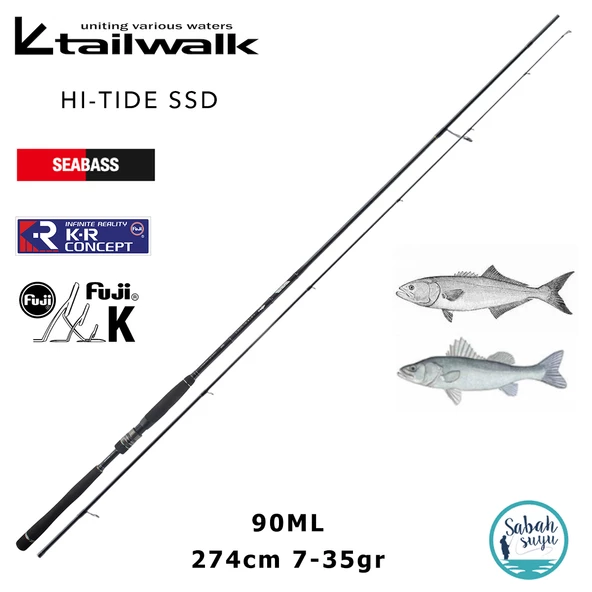 Tailwalk Hi-Tide SSD 90ML 2.74mt 7-35gr (2P) Spin Kamış ürün görseli