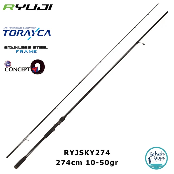 Ryuji Sky Force 2.74mt 10-50gr (2P) Spin Kamış