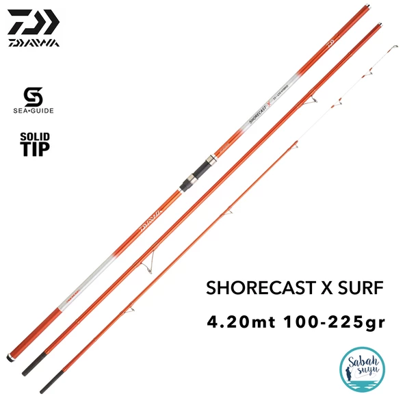 Daiwa Shorecast X AF 4.20mt 100-225gr (3P) Surf Kamış