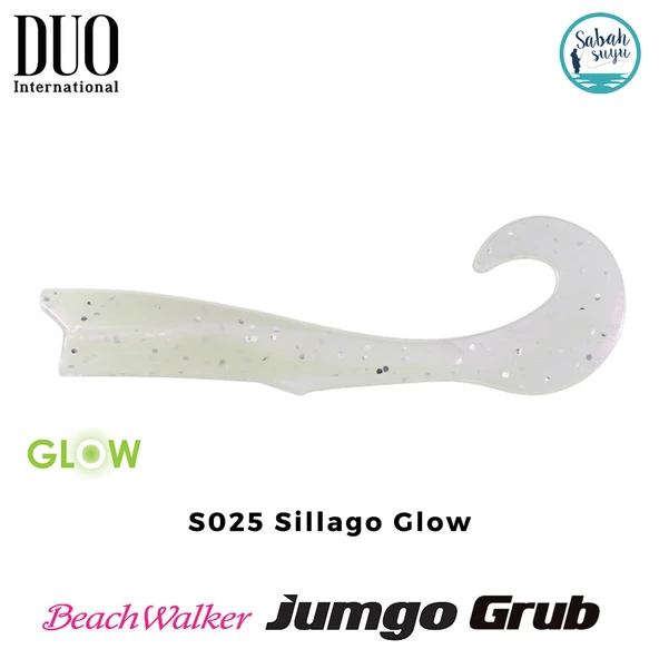 Duo Beach Walker Jumbo Grub Kuyruk 8cm S025 Sillago Glow (X5) ürün görseli