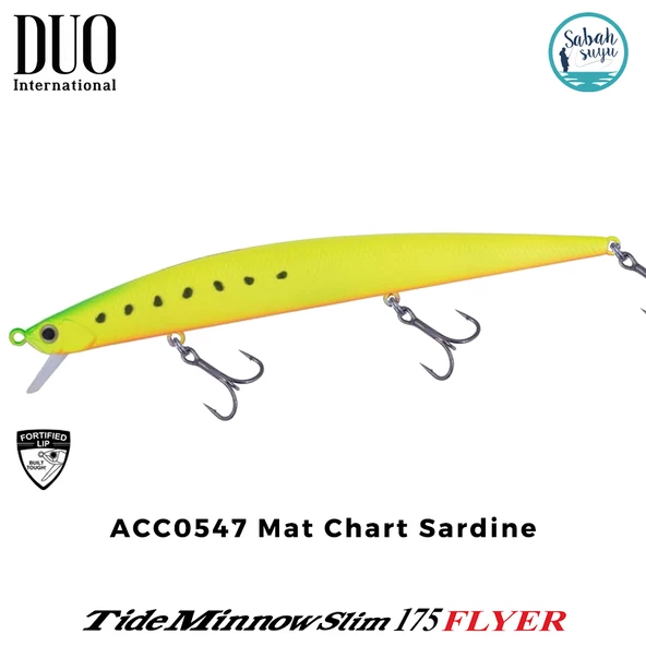 Duo Tide Minnow Slim 175 FLYER ACC0547 Mat Chart Sardine ürün görseli