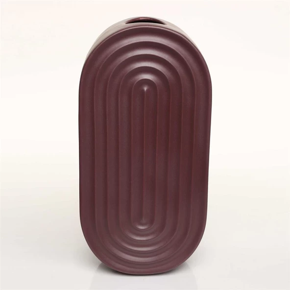 Vitale Oasıs Bordo Vazo Büyük 15*11*31 Cm AK.JL0003