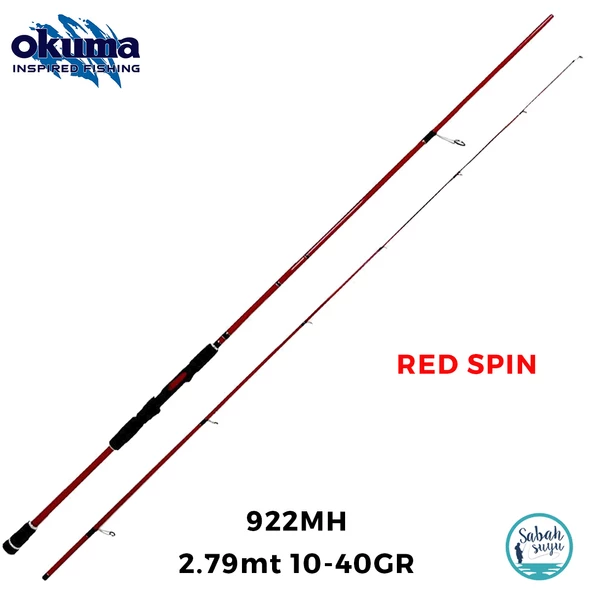 Okuma Red Spin 2.79mt 10-40gr (2P) Spin Kamış