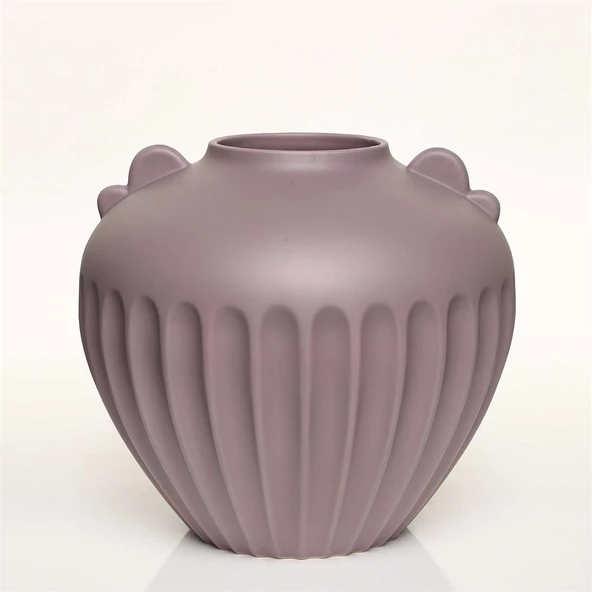 Vitale Antıque Kahve Vazo Kısa 27*27*24 Cm AK.JL0059