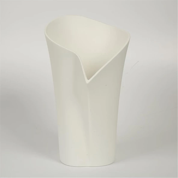 Vitale Beyaz Lale Vazo 1 18*18*16 Cm AK.JM00017 ürün görseli 1