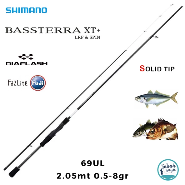 Shimano Bassterra XT+ 69UL 2.05mt 0.5-8gr Solid (2P) LRF Kamış