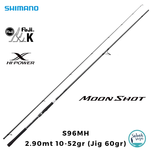 Shimano Moonshot S96MH 2.90mt 10-52gr Jig60gr (2P) Spin Kamış