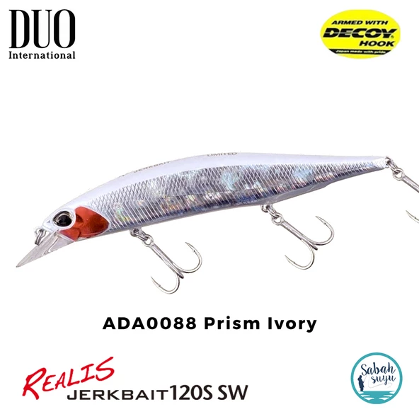 Duo Realis Jerkbait 120S SW ADA0088 Prism Ivory ürün görseli