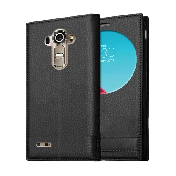 LG G4 Uyumlu Pencereli Kapaklı Magnum Kılıf ürün görseli 1