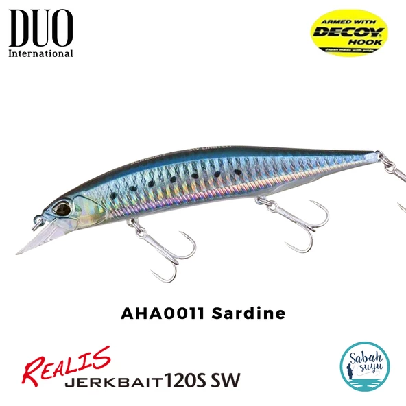 Duo Realis Jerkbait 120S SW AHA0011 Sardine