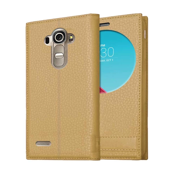 LG G4 Uyumlu Pencereli Kapaklı Magnum Kılıf - Resim 5