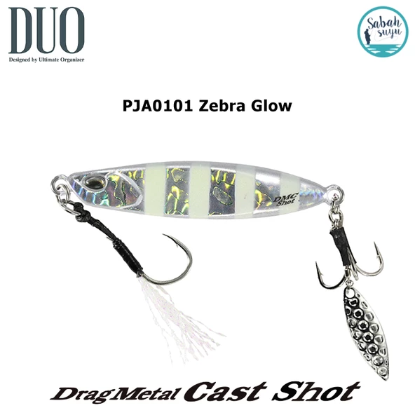 Duo Drag Metal Cast Shot Jig 40gr. PJA0101 Zebra Glow ürün görseli