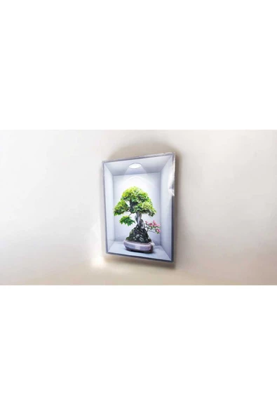 3d Yapışkanlı Duvar Sticker 30x40 Cm Mini Ağaç