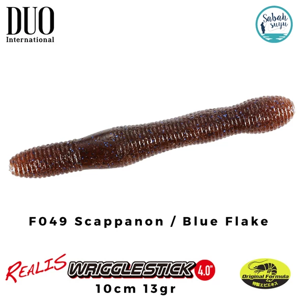 Duo Realis Wriggle Stick 4" 10cm 13gr F049 Scappanon / Blue Flake