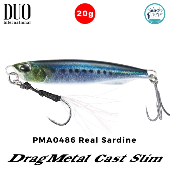 Duo Drag Metal Cast Slim Jig 20gr. PMA0486 Real Sardine