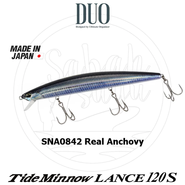 Duo Tide Minnow Lance 120S SNA0842 Real Anchovy ürün görseli