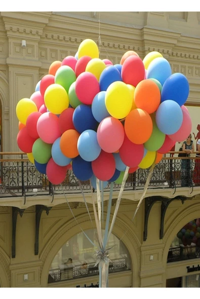 20 Adet Karışık Renk Balon Doğum Günü Parti Balonu - 4
