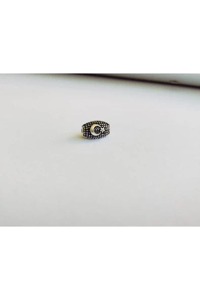 ARPA MODEL DÖKÜM BONCUK 3 ADET HARF 1 ADET BAYRAK-BOY 11mm ÇAP 6.8mm - 4