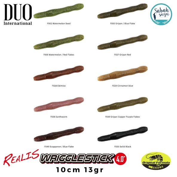 Duo Realis Wriggle Stick 4" 10cm 13gr F027 Gripan Red - Resim 3