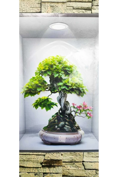 3d Yapışkanlı Duvar Sticker 30x40 Cm Mini Ağaç - 2