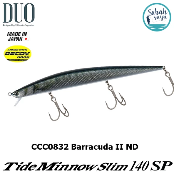 Duo Tide Minnow Slim 140SP CCC0832 Barracuda II ND