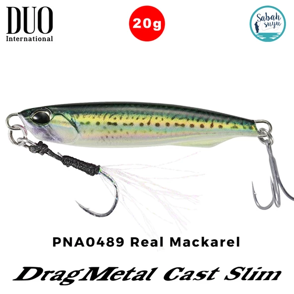 Duo Drag Metal Cast Slim Jig 20gr. PNA0489 Real Mackerel ürün görseli