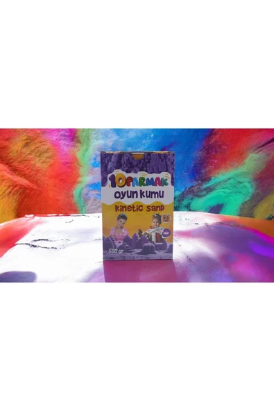 RENGARENK EĞİTİCİ OYUN KUMU KINETİC SAND 500 ML 3 ADET - 3