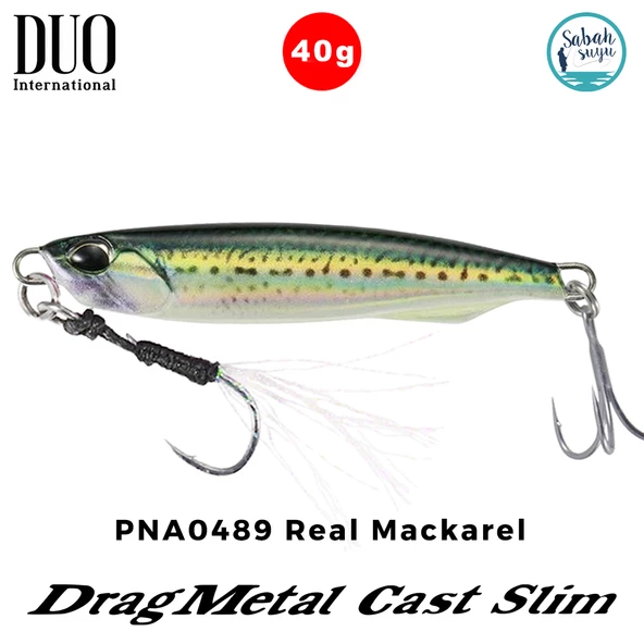 Duo Drag Metal Cast Slim Jig 40gr. PNA0489 Real Mackarel