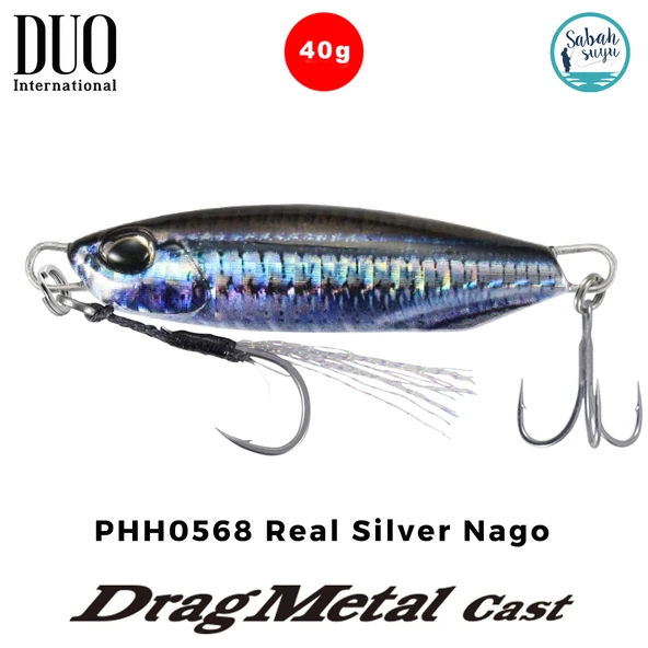 Duo Drag Metal Cast Jig 40gr. PHH0568 Real Silver Nago ürün görseli