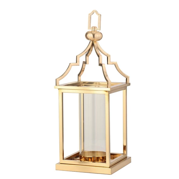 Vitale Eskitme Çatılı Orta Fener 20*20*55 Cm AK.JD0120