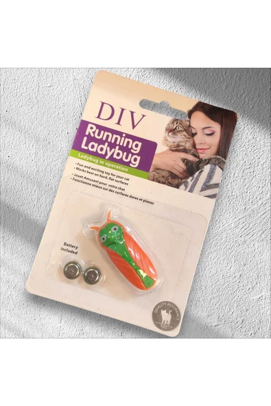 KEDİ KÖPEK OYUNCAĞI PİLLİ HAREKETLİ BÖCEK - 2