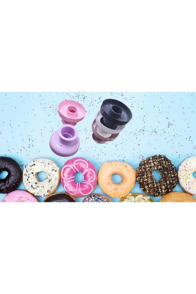 Donut Hamur Kesici Şekillendirici Pratik Aparat 2 Adet