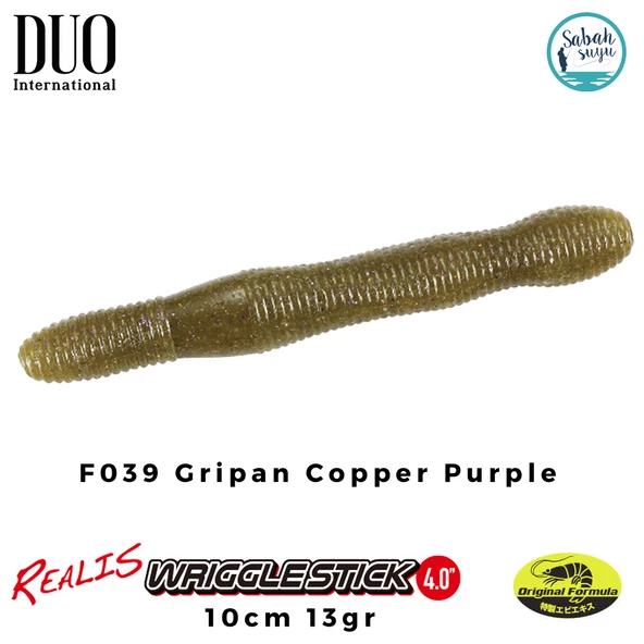 Duo Realis Wriggle Stick 4" 10cm 13gr F039 Gripan Copper Purple ürün görseli