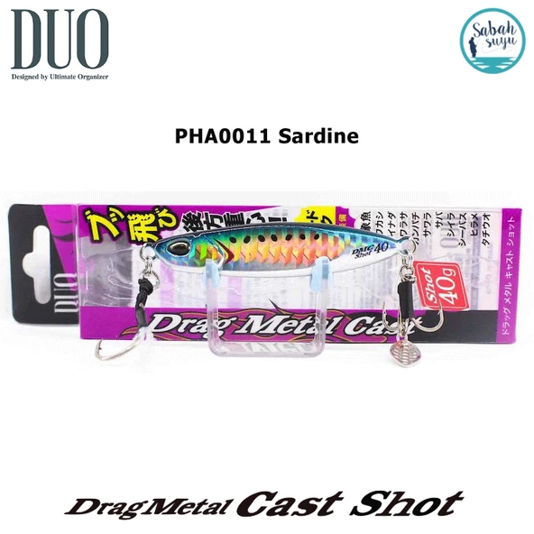 Duo Drag Metal Cast Shot Jig 40gr. PHA0011 Sardine - Resim 2