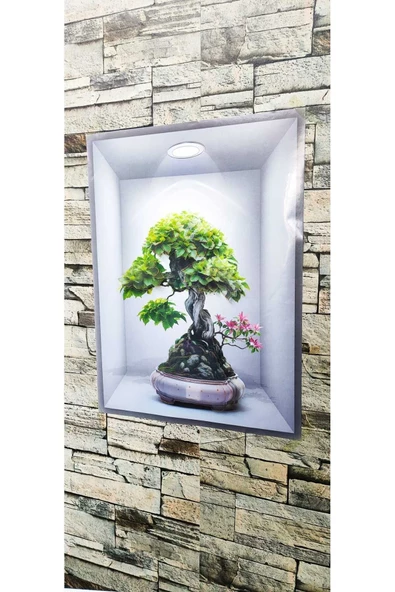 3d Yapışkanlı Duvar Sticker 30x40 Cm Mini Ağaç - 4