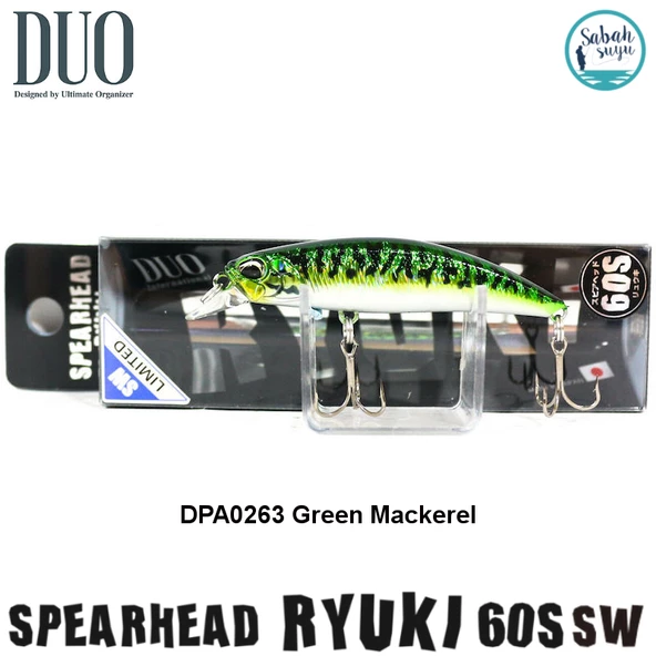 Duo Spearhead Ryuki 60S SW DPA0263 Green Mackerel - Resim 2