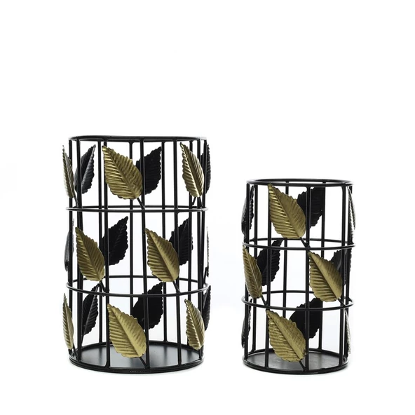 Vitale Yapraklı Tealight Mumluk Set AK.JFA65004030 ürün görseli 1