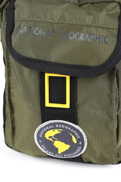National Geographic Çapraz Omuz Askılı Çanta Haki N16983 - Resim 4
