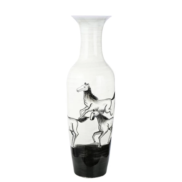 Vitale Cheval Seramik Vazo 100 cm AK.WLT0532