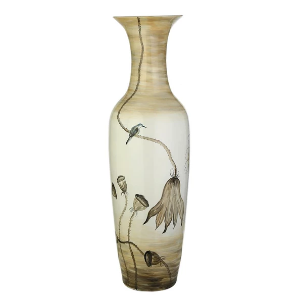 Vitale Coton Seramik Vazo 120 cm AK.WLT0337