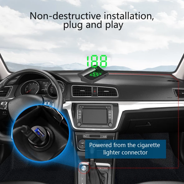 HUD Projektör Hız Ekranı - 6
