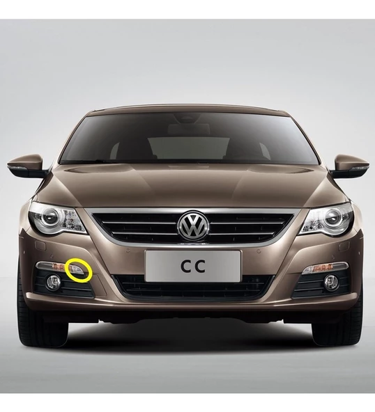 3C8807718 VW PASSAT CC 09 -12 TAMPON REFLEKTORU ON SAG BEYAZ İTHAL