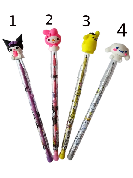 Sanrio Karakterleri Kuromi My Melody Cinnamoroll Pom Pom Purin Yumurtlayan Kalem (1 Adet)