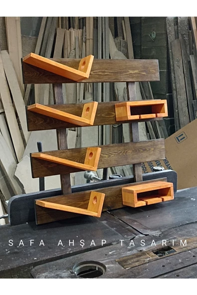 Şaraplık Ahşap Şaraplık Dekoratif Özel Üretim - 4