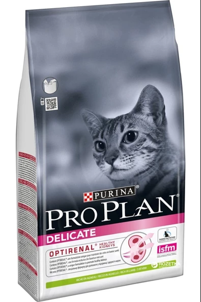 Pro Plan Delicate Hassas Ve Seçici Yetişkin Kediler Için Kuzu Etli Kedi Maması 3 Kg