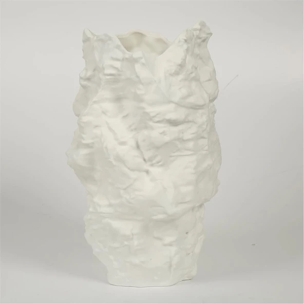 Vitale Beyaz Kaya Vazo 18*17*31 Cm AK.JM00003 ürün görseli 1