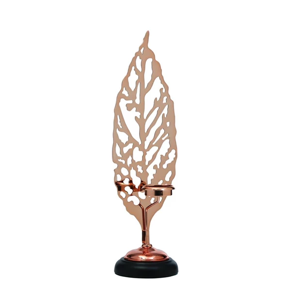 Vitale Yaprak Mumluk Bronz 46 cm AK.JE0095