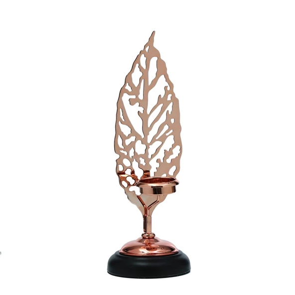 Vitale Yaprak Mumluk Bronz 35 cm AK.JE0096