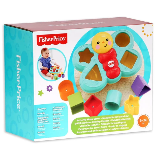 Fisher Price Şekil Eşleştirme Arkadaşı Kelebek CDC22 - Resim 4