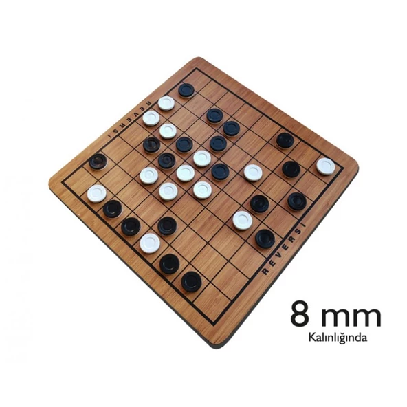 Redka Reversi Strateji ve Zeka Oyunu (Ahşap) - Resim 2